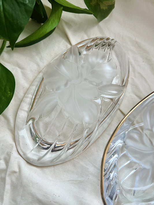 Mikasa Nova Glass Iris Candy/Trinket Bowl