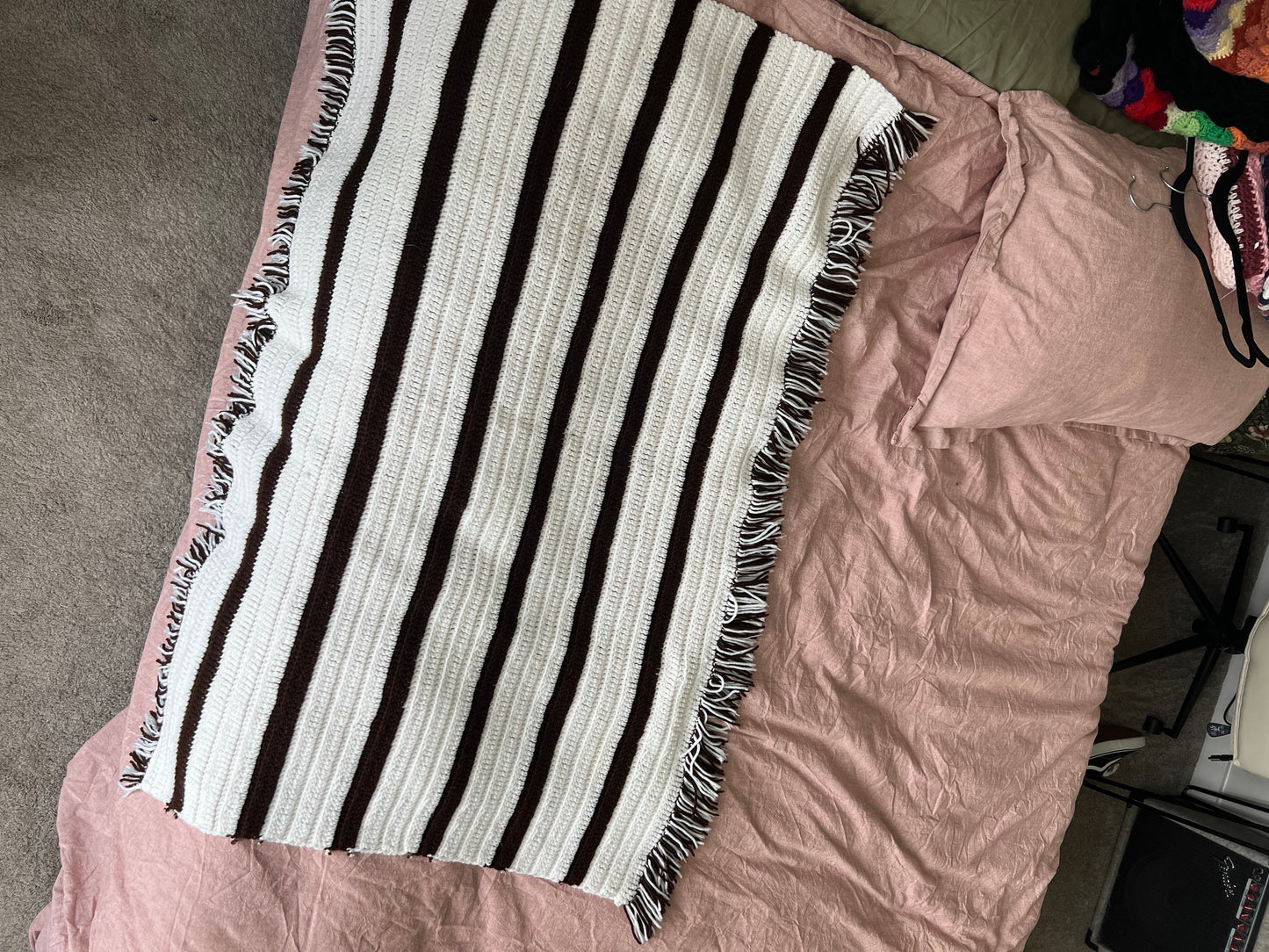 Handmade Blanket with Tassels