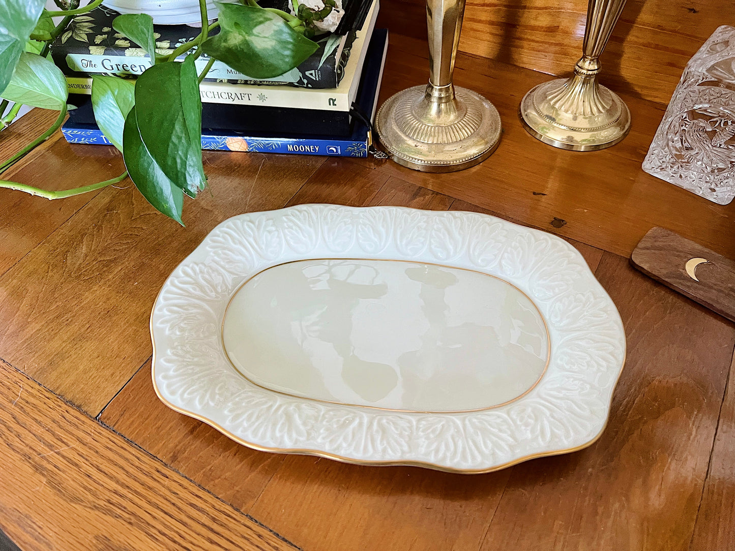 Lenox Gold Trimmed Porcelain Tray