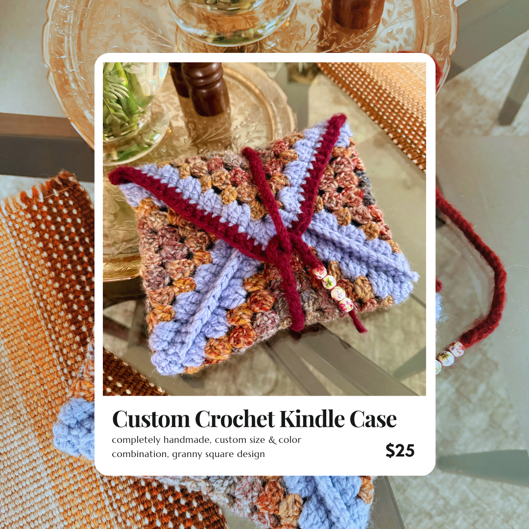 Custom Crochet Kindle/E-Reader Case