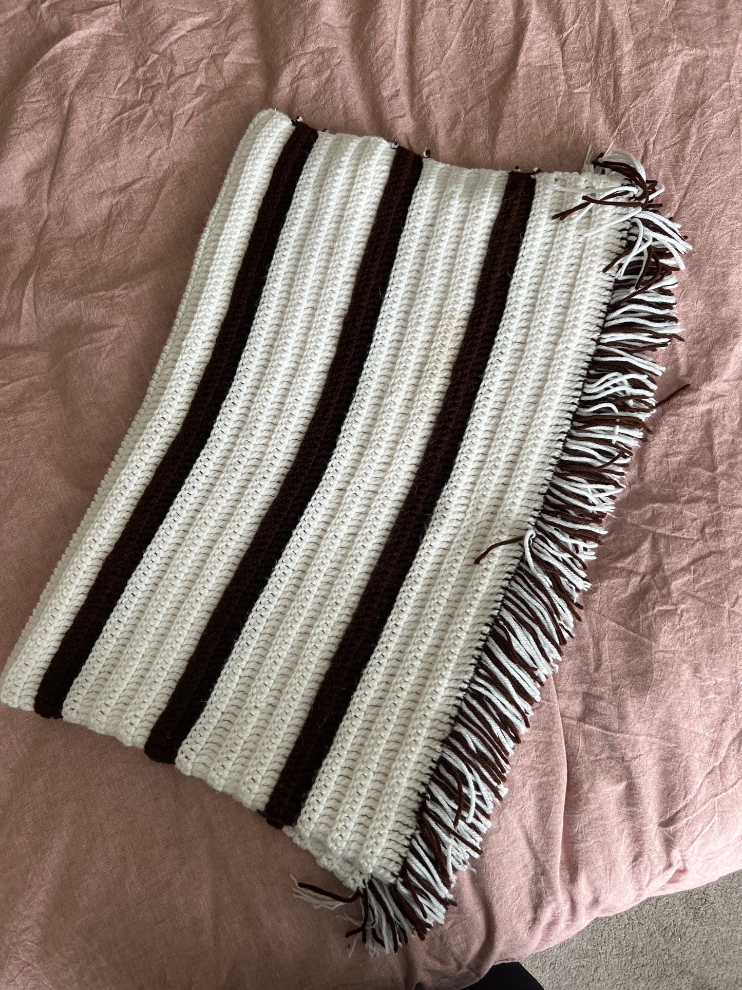 Handmade Blanket with Tassels